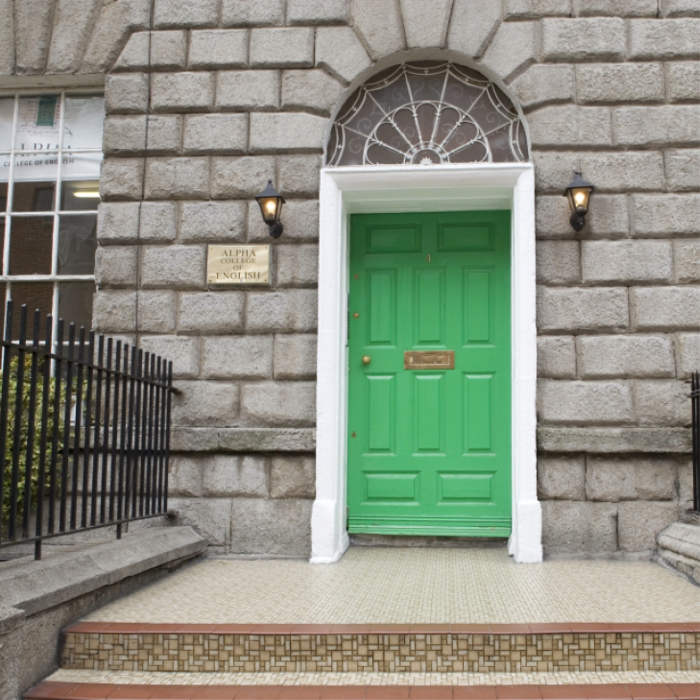 typisch irische Tür