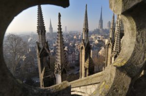 Wahrzeichen der Stadt Rouen Blick von der Kathedrale Sprachreise 50 Plus