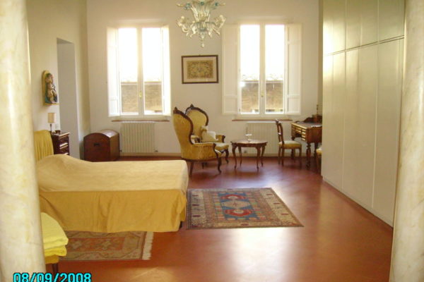 Sprachschule Siena, Unterkunft privates Apartment, Schlafzimmer, Italienisch lernen in Siena