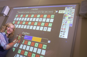 Eltern Kind Sprachreise Scarborough digitales Lernen mit Whiteboard