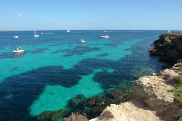 Italien Sprachreise 30+ Lagune silizien blaues Meer, Türkises Wasser
