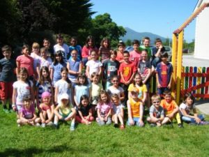 Gruppenfoto kinder sprachschule killarney irland