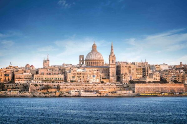 Valletta Panorama, Sprachschule Valletta, Malta 50+, Englischkurs in Valletta, Golden Age