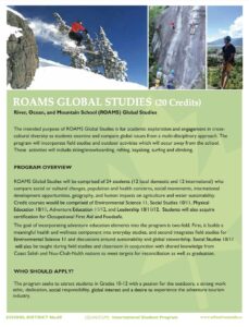 11.Klasse Kanada Überblick Naturprogramm nachhaltige Bildung