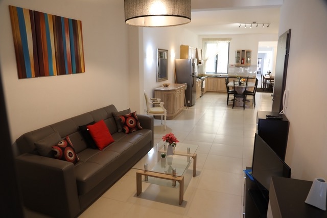 Sprachreise Gozo Superior Residenz als Unterkunft Wohnzimmer und Küche