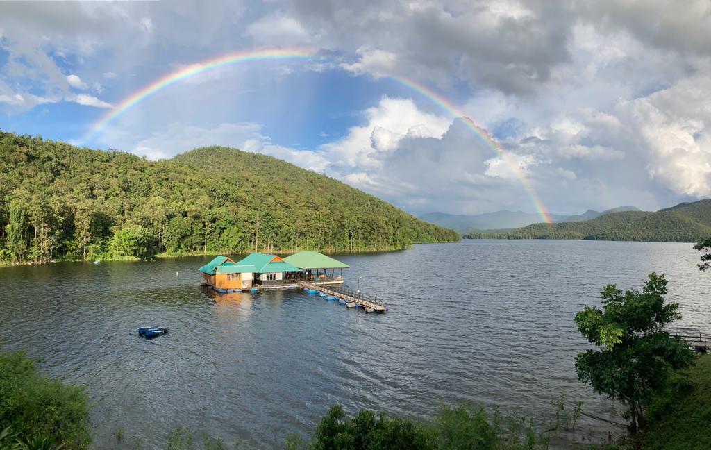 Sprachreise Thailand Srilanna National Park Nord Thailand mit regenbogen